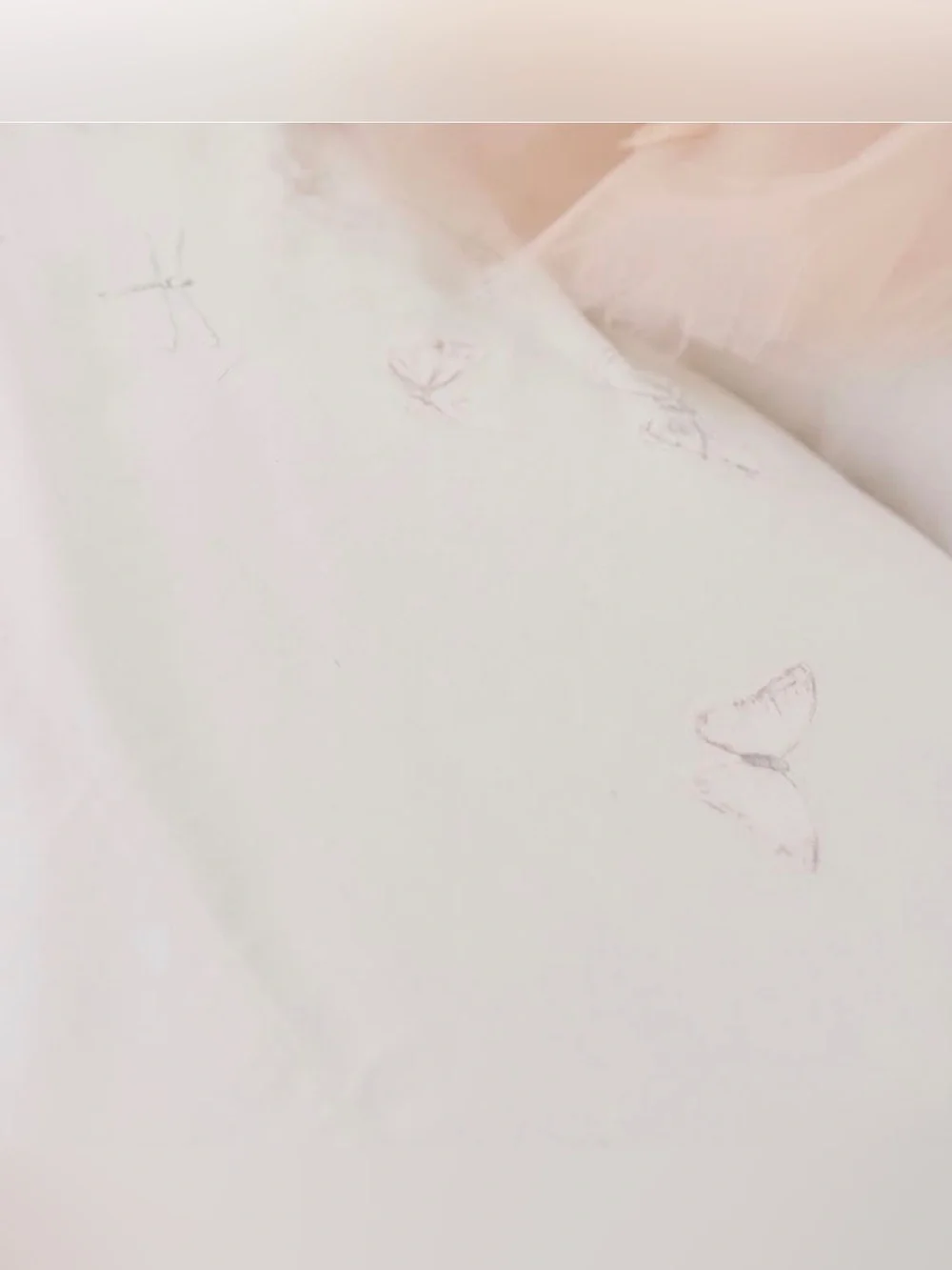 🦋Pottery Barn🦋 x Monique Lhuillier Ethereal Butterfly Twin Sateen Sheet Set